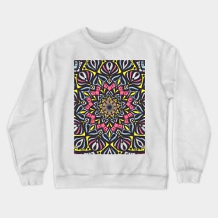 Mandala colorful flower pattern Crewneck Sweatshirt